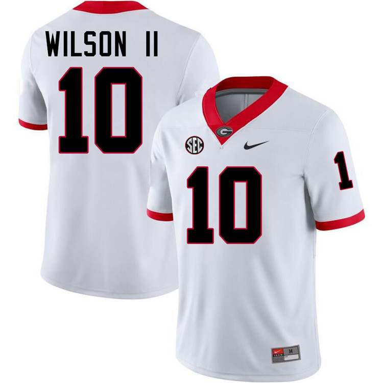 Damon Wilson II Georgia Jersey,University Of Georgia Bulldogs Football Jersey,Uniforms,Gears-White